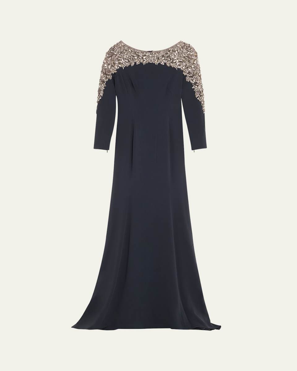 Solstice Beaded Trumpet Gown
